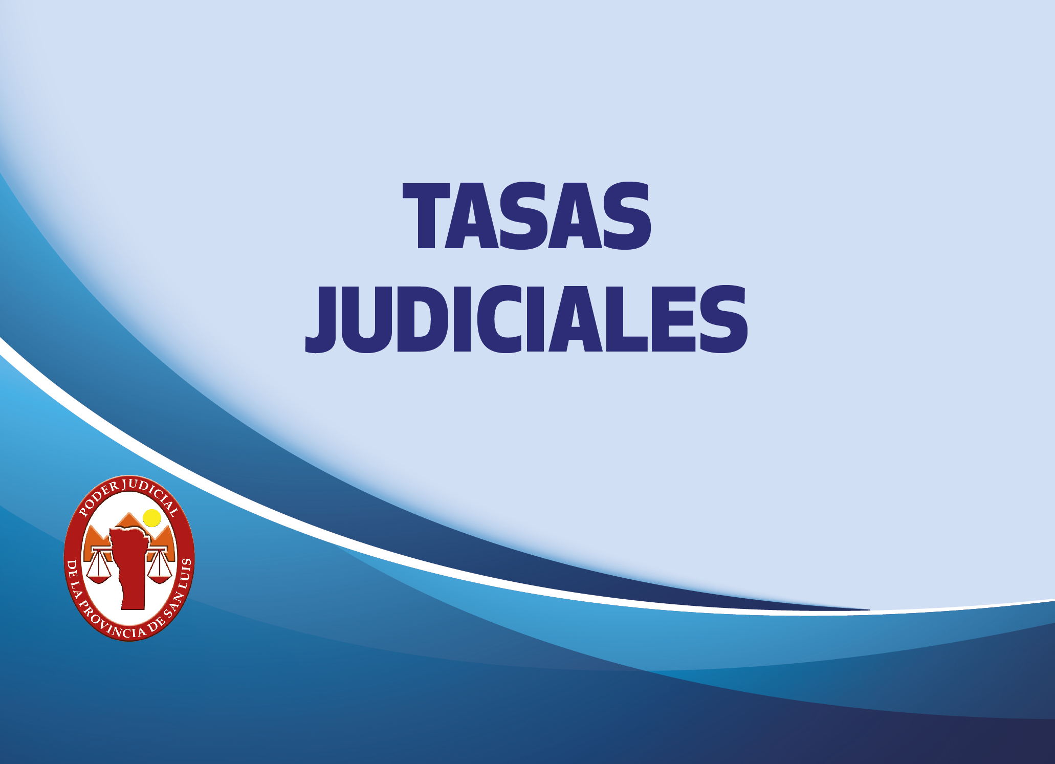 TASAS JUDICIALES: GENERACIÓN DE CUPÓN DE PAGO PARA USUARIOS SIN EXPEDIENTE