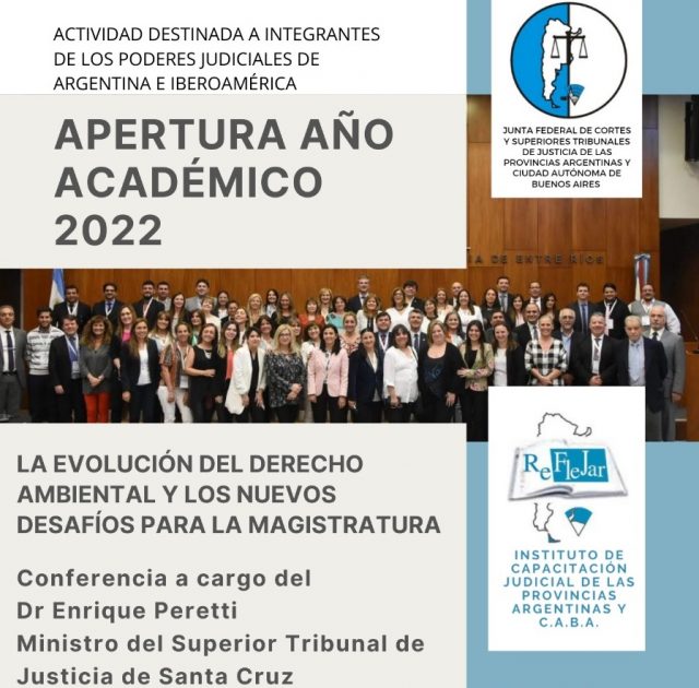 DE INTERÉS JUDICIAL: JORNADA DE APERTURA DEL AÑO ACADÉMICO REFLEJAR 2022