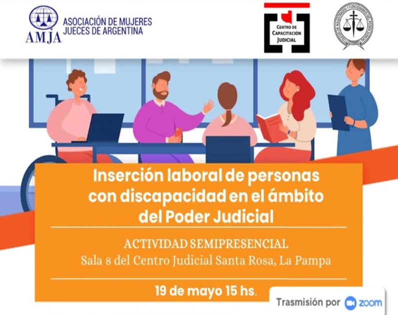 AMJA INVITA A CAPACITACIÓN SOBRE INSERCIÓN LABORAL DE PERSONAS CON DISCAPACIDAD