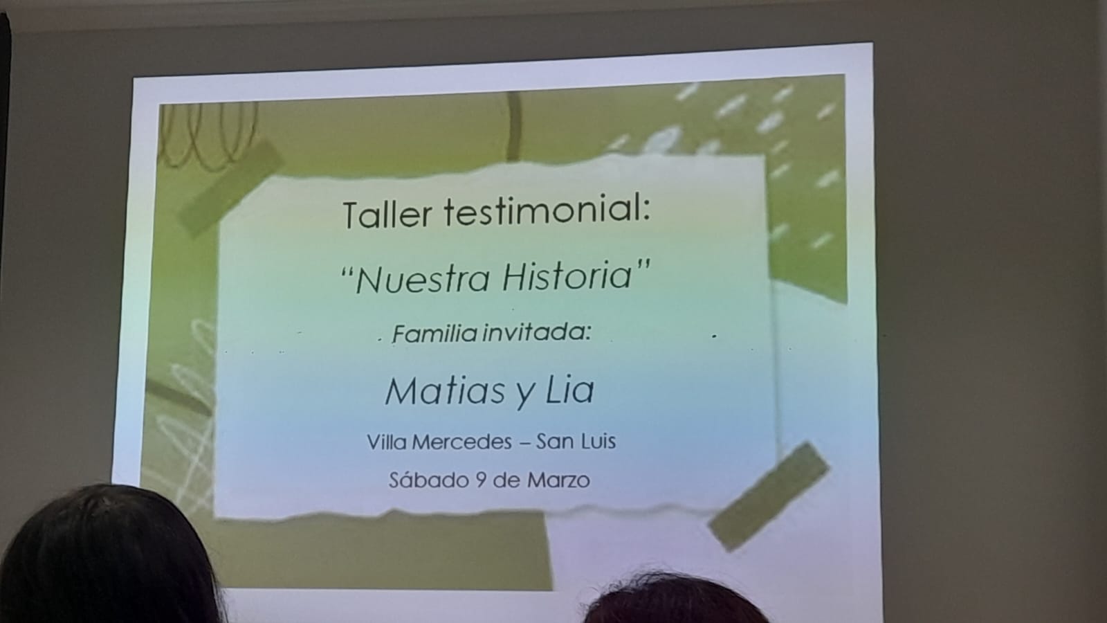 TALLER “NUESTRA HISTORIA” PARA POSTULANTES DEL REGISTRO ÚNICO DE ADOPCIÓN